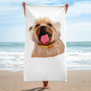 Custom Pet Beach Towel