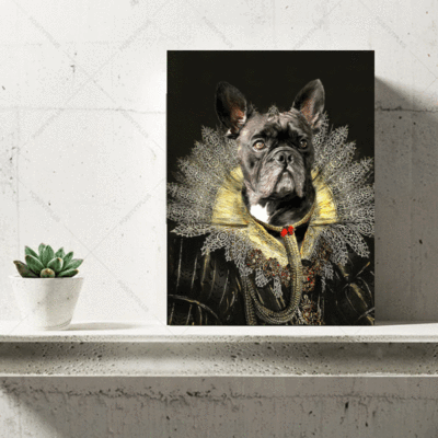 The Queen - Custom Pet Canvas