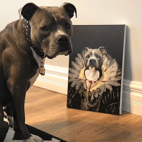 The Queen - Custom Pet Canvas