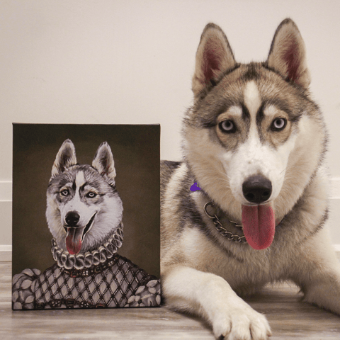 The White Princess - Custom Pet Canvas